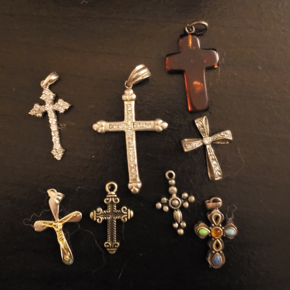 Cross  pendants 8 total
